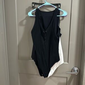 Bundle 2 black bodysuits